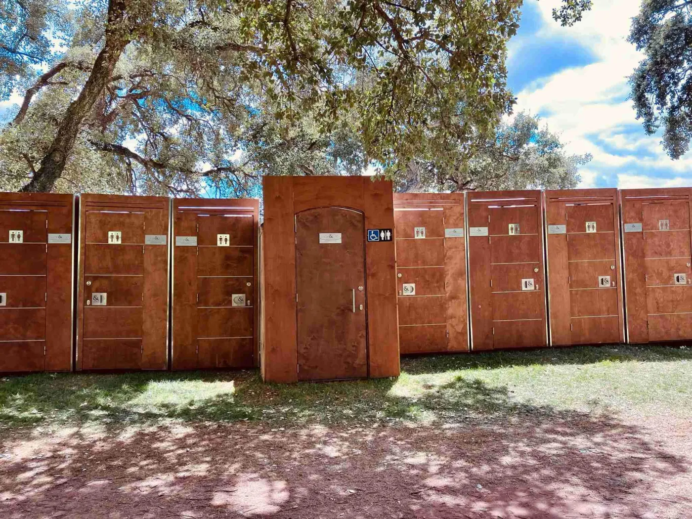 Módulos de aseo instalados